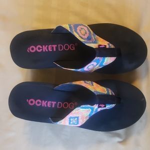 Rocket Dog platform flip flops